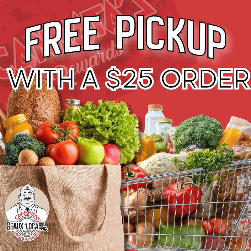 Copy of FREE PICKUP WITH $25 ORDER